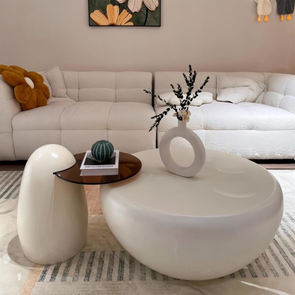 Minimalist Round Coffee Table